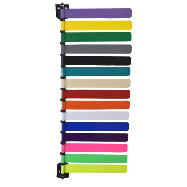 Room ID Flag System, Std 15 Color Set (Quickly & Clearly Alert Staff t